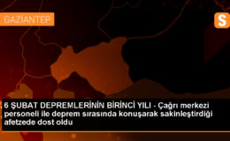 Depremde tanışan çağrı merkezi personeli ve afetzede arasında dostluk