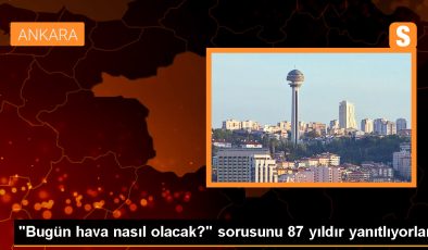 Meteoroloji Genel Müdürlüğü, 87. yıl dönümünde kapılarını Anadolu Ajansına açtı