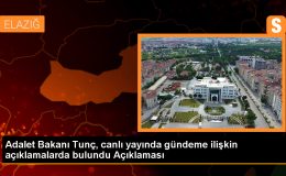 Adalet Bakanı Tunç, canlı yayında gündeme ilişkin açıklamalarda bulundu Açıklaması