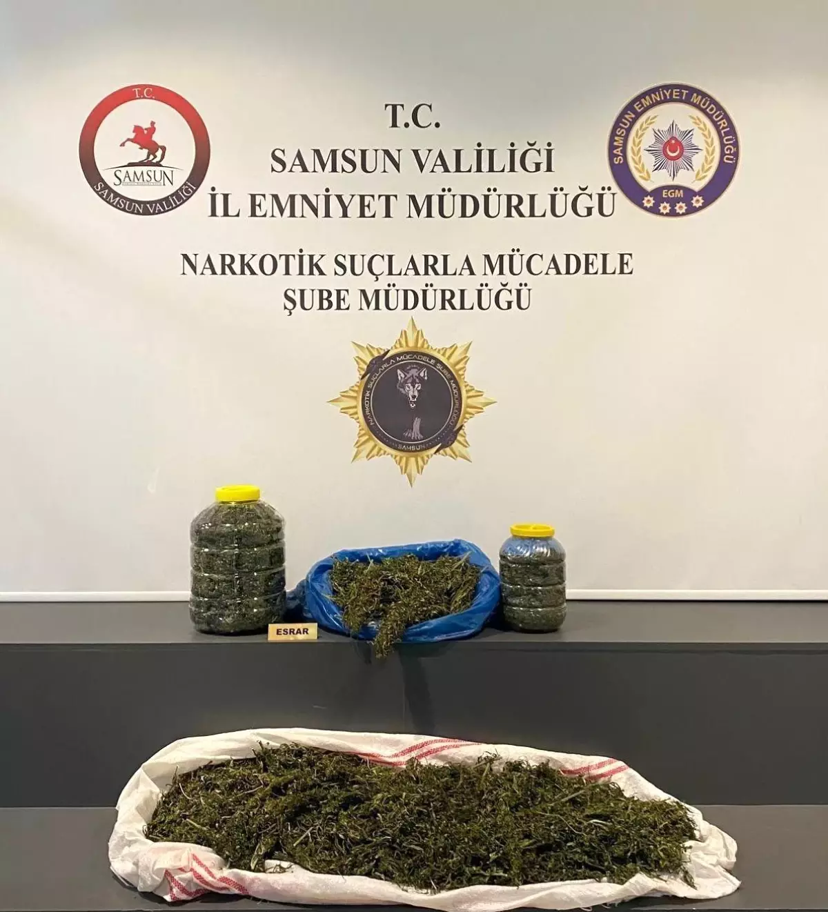 Samsun’da 6 Kilo Esrar Ele Geçirildi